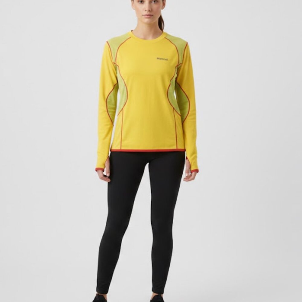 Marmot Women's lightweight Performance Crew Neck Baselayer